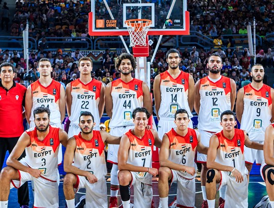 Egypt National Basketball Team in the World Cup Sponsored by Hero Uniforms
